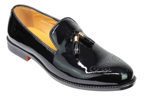 Hy62 mens leather patent - -,