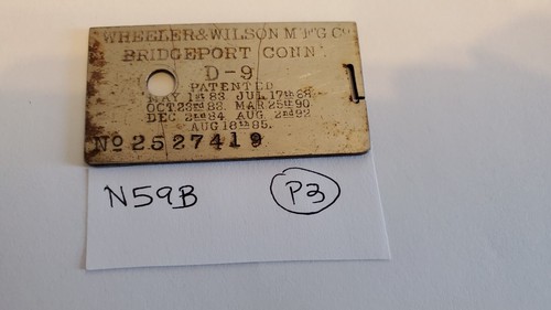 Antique wheeler wilson - wheeler, &