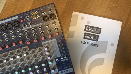 Soundcraft efx8 mixing - mixing, console