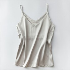 Women Satin Silk Tank Tops
