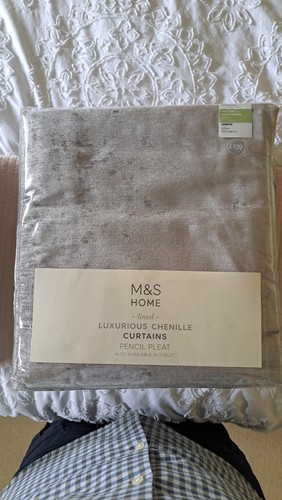 New unopened chenille - unopened, m&s