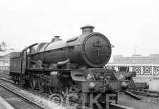 Railway   B/W  Negative      35mm   GWR  6008  Cardiff  1958.