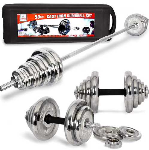 50kg adjustable dumbbells - 50kg, &