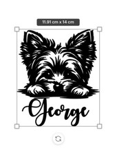 Custom Name Yorkie Yorkshire