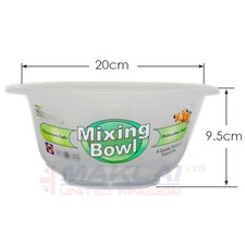 Clear Plastic Round MIXING