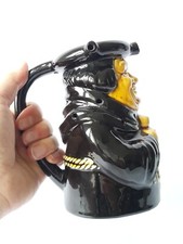Rare Black Friar Gin Puzzle Jug Toby Jug Dartmouth Pottery