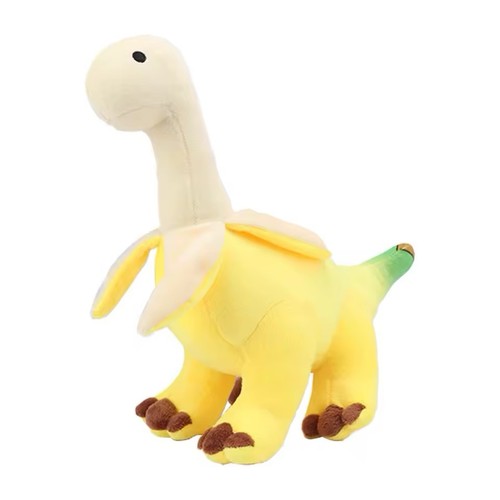 Bananasaurus plushie peeled - bananasaurus,