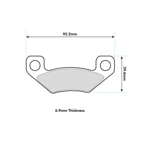 Wilwood brake pads - bp-10,