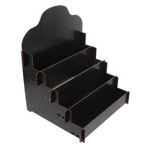 Black wood greeting - black,