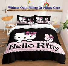 Hello Kitty bedding 3 Pieces set duvet cover n Pillowcases ￼