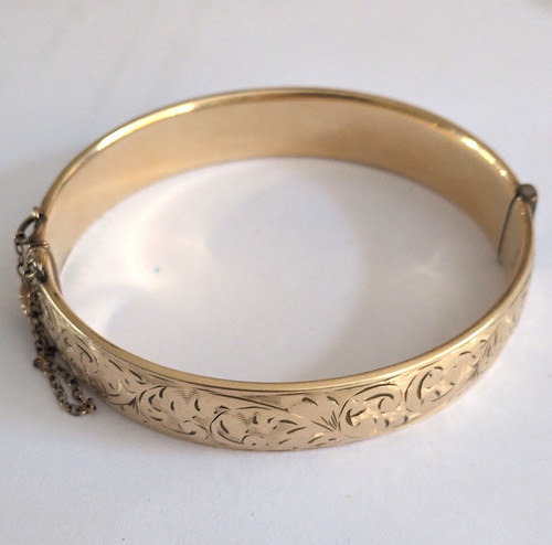 Vintage metal 12mm hinged - vintage,