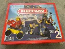 Vintage Meccano Construction Set No 2 in Original Box 