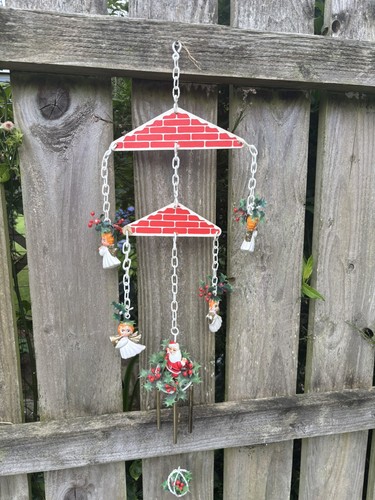 Vintage santa angels - vintage,