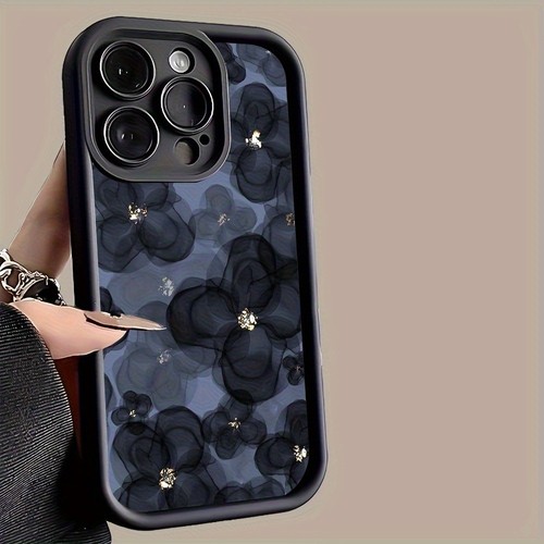 Navy blue floral - floral, case
