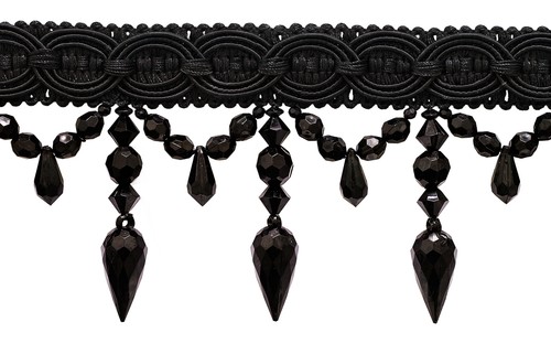 Gimp with teardrop beaded - teardrop,