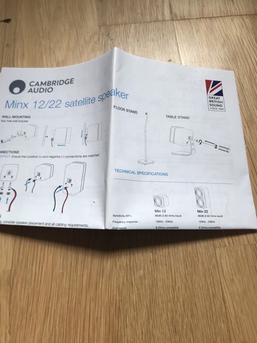 Cambridge audio minx 22 - audio,