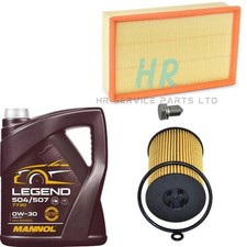 5L 0W30 OIL & AIR OIL FILTER