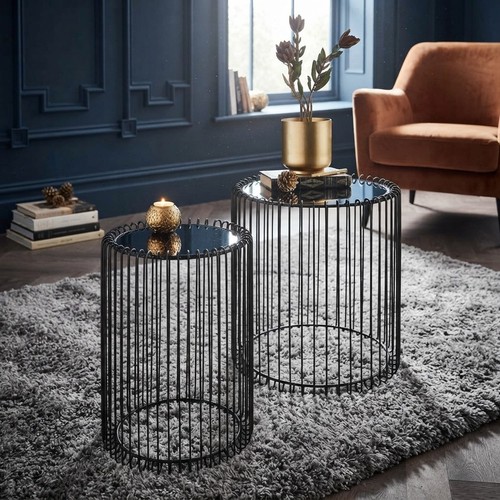 Stylish nesting tables set - stylish,