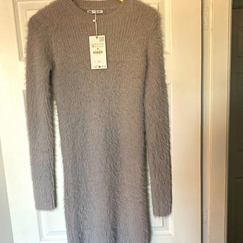Zara grey knit - grey, dress