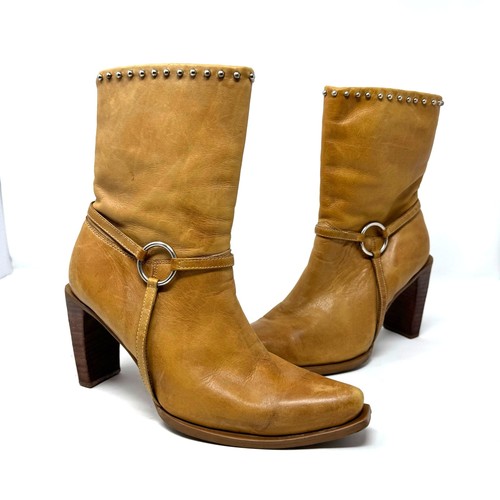 Durango heeled leather boots - heeled,
