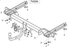 Towtrust Swan Neck Towbar For