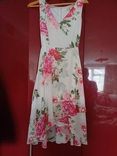 billie and blossom dress pink & white size 12