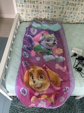 Paw Patrol Skye Junior ReadyBed and Electric Pump  -Air Bed/Sleeping Bag in One
