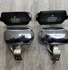 2 x Vintage LUCAS Spot Lamps