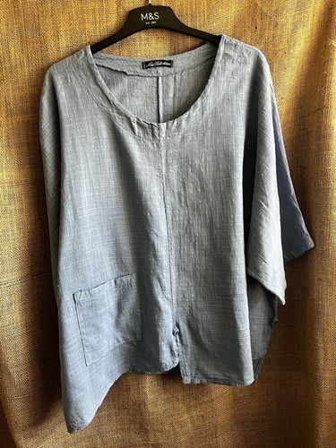 Lovely linen cotton pale - 50%, &