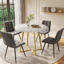 Round Dining Table and Chairs