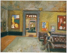 Room at 2nd Post Impressionist Exhibition Vanessa Bell print in 11 x 14 mount