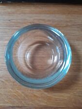 Clear Heavy Glass Round