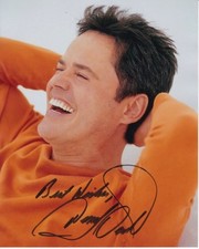 DONNY OSMOND Signed 8x10 Photo