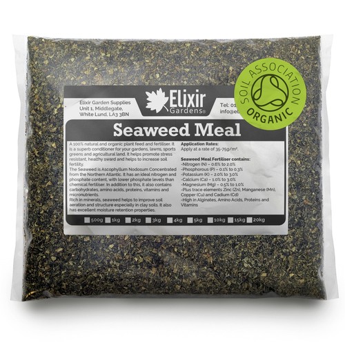 Seaweed meal fertiliser 1kg - seaweed,