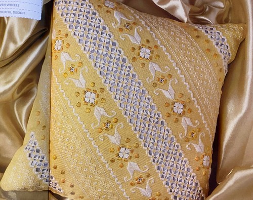 Beautiful hardanger cushion - beautiful,