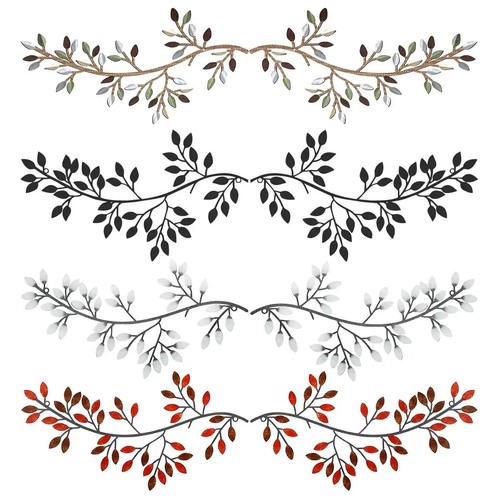 2pcs metal wall art - 2pcs, tree