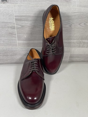 Loake 771 burgundy derby - , shoes