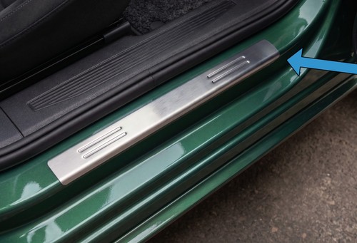 Chrome outer door sill - door, trim