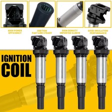 4 PACK 3 Pins Ignition Coil