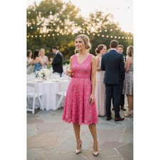 Adrianna Papell Coral Lace Fit