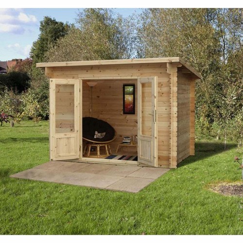 Garden log cabin 2m - log, 24kg