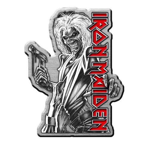 Iron maiden metal pin badge - iron,