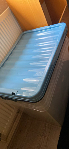 Large clear plastic storage - large,