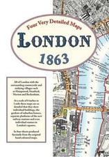 London Street Maps 1863 -