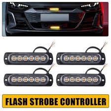 4x Amber 6LED Strobe Recovery