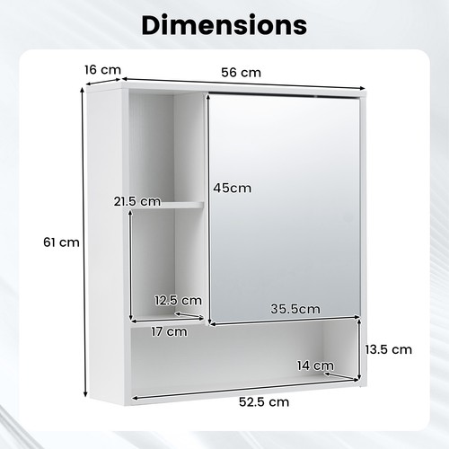 Bathroom mirror cabinet - mirror,