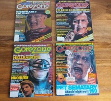 Vintage Gorezone Magazines Job Lot Bundle X 4