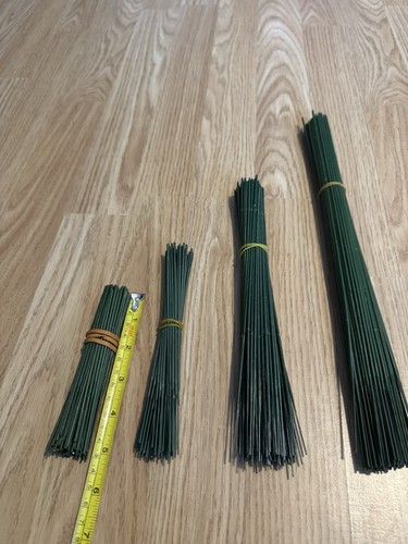 Green wire for flower - green,