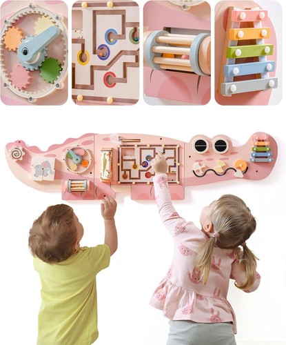 Robotime crocodile wooden busy - robotime,