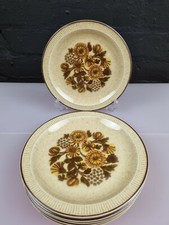 6 x Poole Pottery Thistlewood